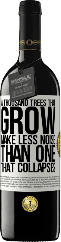 «成長する千本の木は、倒れる木よりも騒音が少ない» REDエディション MBE 予約する
