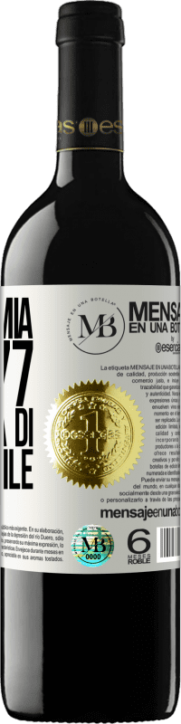 «Vendemmia del '77, qualcosa di irripetibile» Edizione RED MBE Riserva