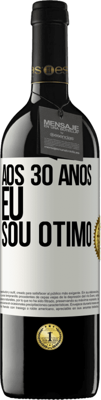 39,95 € | Vinho tinto Edição RED MBE Reserva Aos 30 anos, eu sou ótimo Etiqueta Branca. Etiqueta personalizável Reserva 12 Meses Colheita 2016 Tempranillo