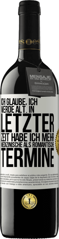 «Ich glaube, ich werde alt. In letzter Zeit habe ich mehr medizinische als romantische Termine» RED Ausgabe MBE Reserve