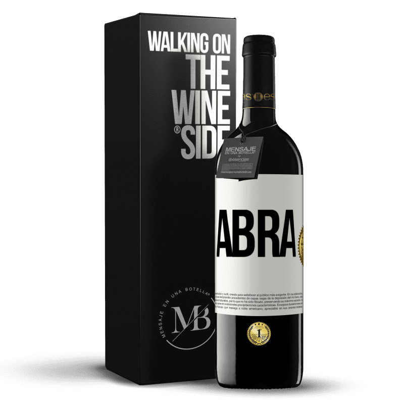 39,95 € Envio grátis | Vinho tinto Edição RED MBE Reserva Abra Etiqueta Branca. Etiqueta personalizável Reserva 12 Meses Colheita 2015 Tempranillo