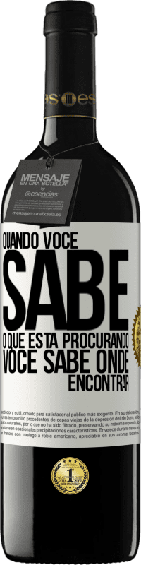 Envio grátis | Vinho tinto Edição RED MBE Reserva Quando você sabe o que está procurando, você sabe onde encontrar Etiqueta Branca. Etiqueta personalizável Reserva 12 Meses Colheita 2014 Tempranillo