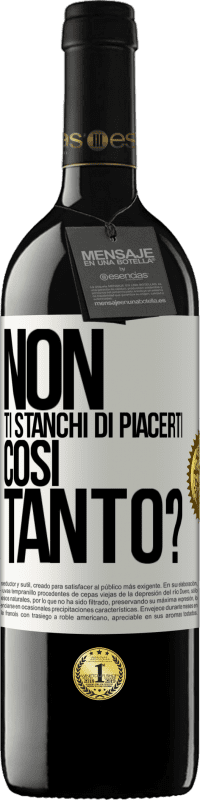 Spedizione Gratuita | Vino rosso Edizione RED MBE Riserva Non ti stanchi di piacerti così tanto? Etichetta Bianca. Etichetta personalizzabile Riserva 12 Mesi Raccogliere 2014 Tempranillo