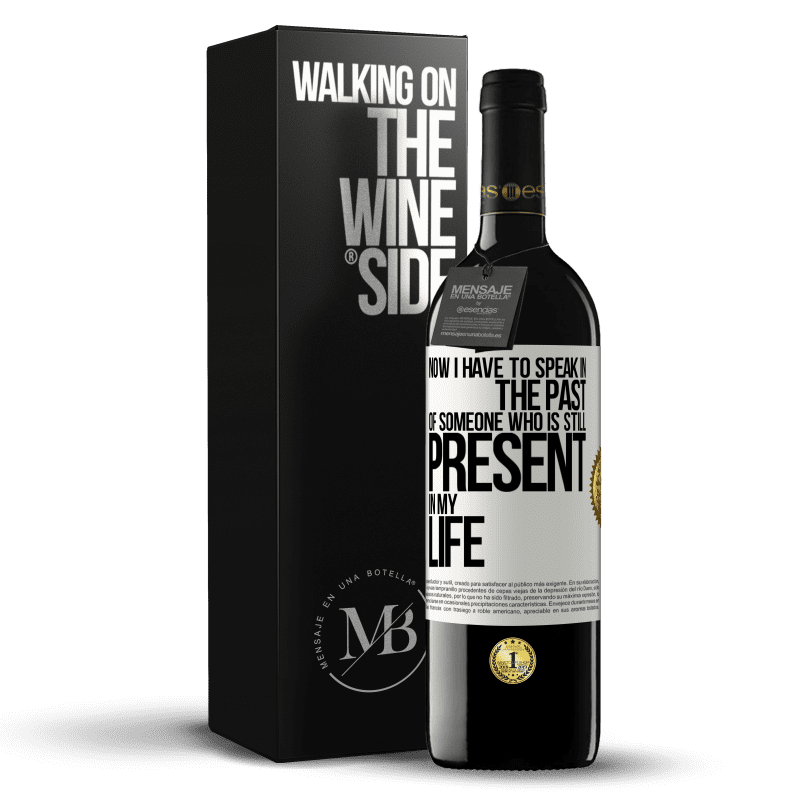 39,95 € Free Shipping | Red Wine RED Edition MBE Reserve Now I have to speak in the past of someone who is still present in my life White Label. Customizable label Reserve 12 Months Harvest 2016 Tempranillo