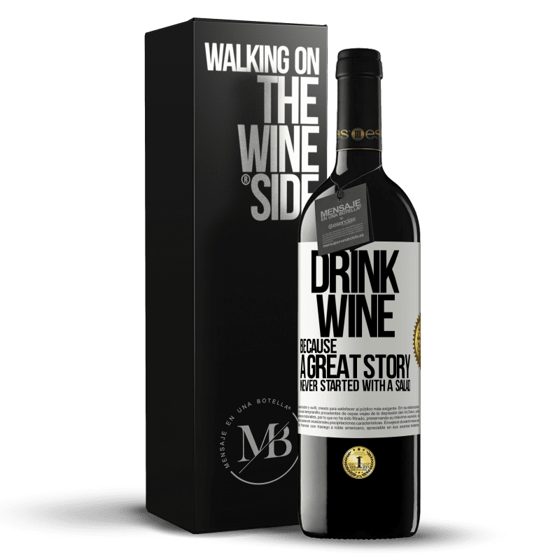 39,95 € Free Shipping | Red Wine RED Edition MBE Reserve Drink wine, because a great story never started with a salad White Label. Customizable label Reserve 12 Months Harvest 2016 Tempranillo