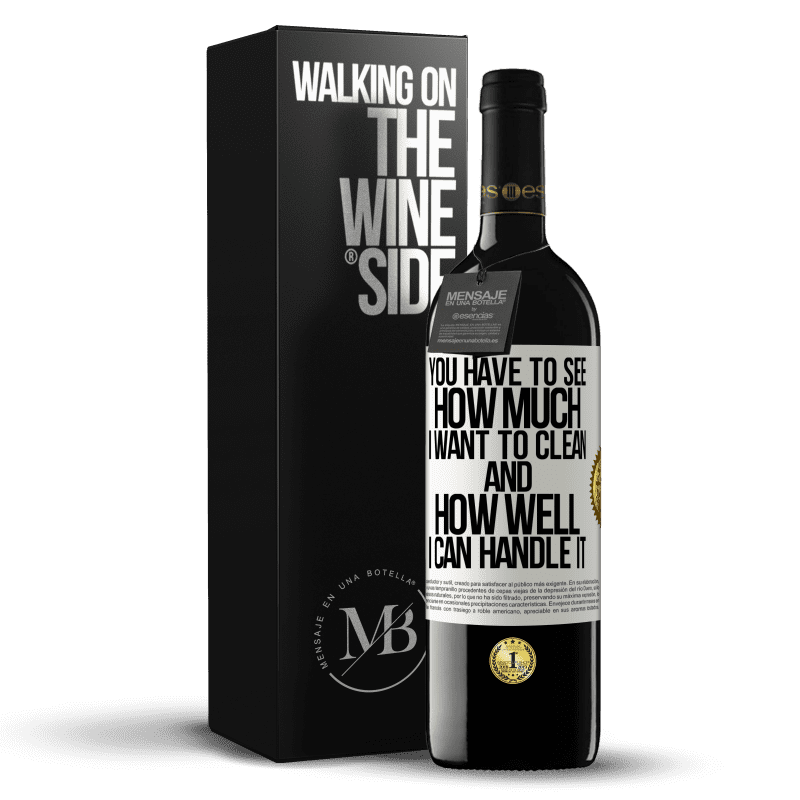 39,95 € Free Shipping | Red Wine RED Edition MBE Reserve You have to see how much I want to clean and how well I can handle it White Label. Customizable label Reserve 12 Months Harvest 2015 Tempranillo