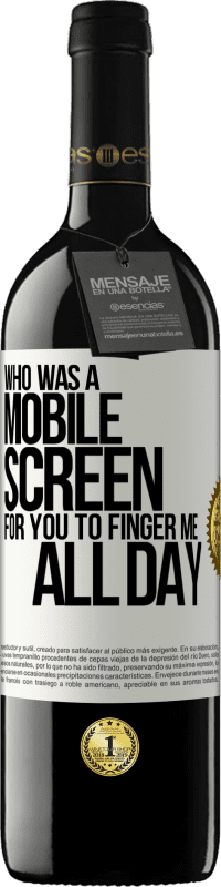 «Who was a mobile screen for you to finger me all day» RED Edition MBE Reserve