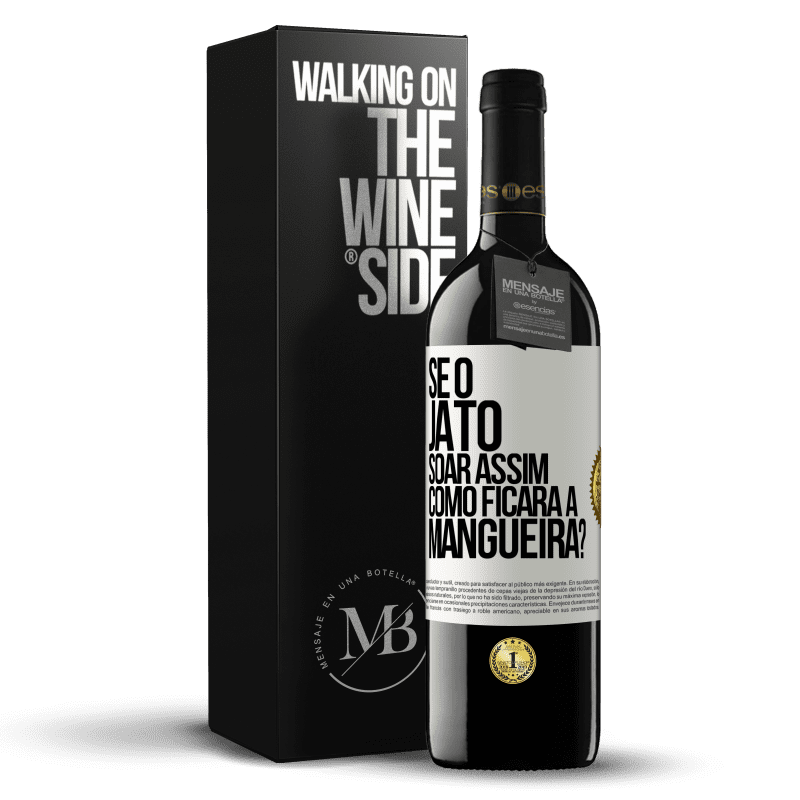 39,95 € Envio grátis | Vinho tinto Edição RED MBE Reserva Se o jato soar assim, como ficará a mangueira? Etiqueta Branca. Etiqueta personalizável Reserva 12 Meses Colheita 2014 Tempranillo