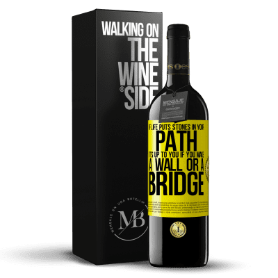 «If life puts stones in your path, it's up to you if you make a wall or a bridge» RED Edition MBE Reserve