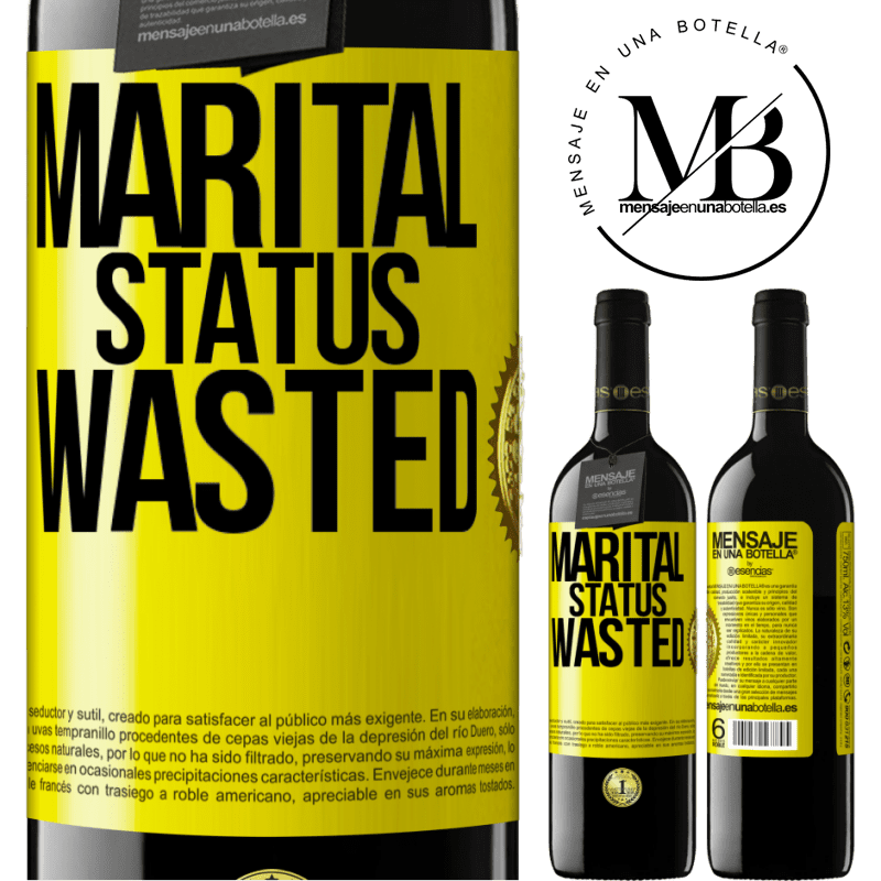 39,95 € Free Shipping | Red Wine RED Edition MBE Reserve Marital status: wasted Yellow Label. Customizable label Reserve 12 Months Harvest 2014 Tempranillo