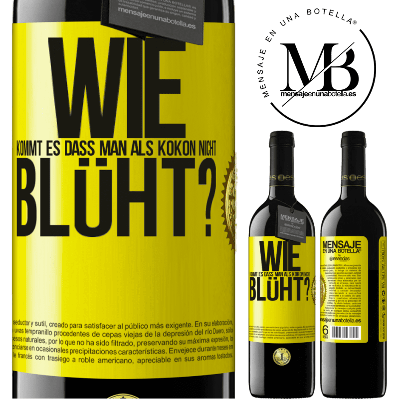 39,95 € Kostenloser Versand | Rotwein RED Ausgabe MBE Reserve wie kommt es, dass man als Kokon nicht blüht? Gelbes Etikett. Anpassbares Etikett Reserve 12 Monate Ernte 2015 Tempranillo