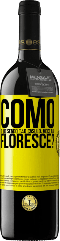 «como é que, sendo tão casulo, você não floresce?» Edição RED MBE Reserva
