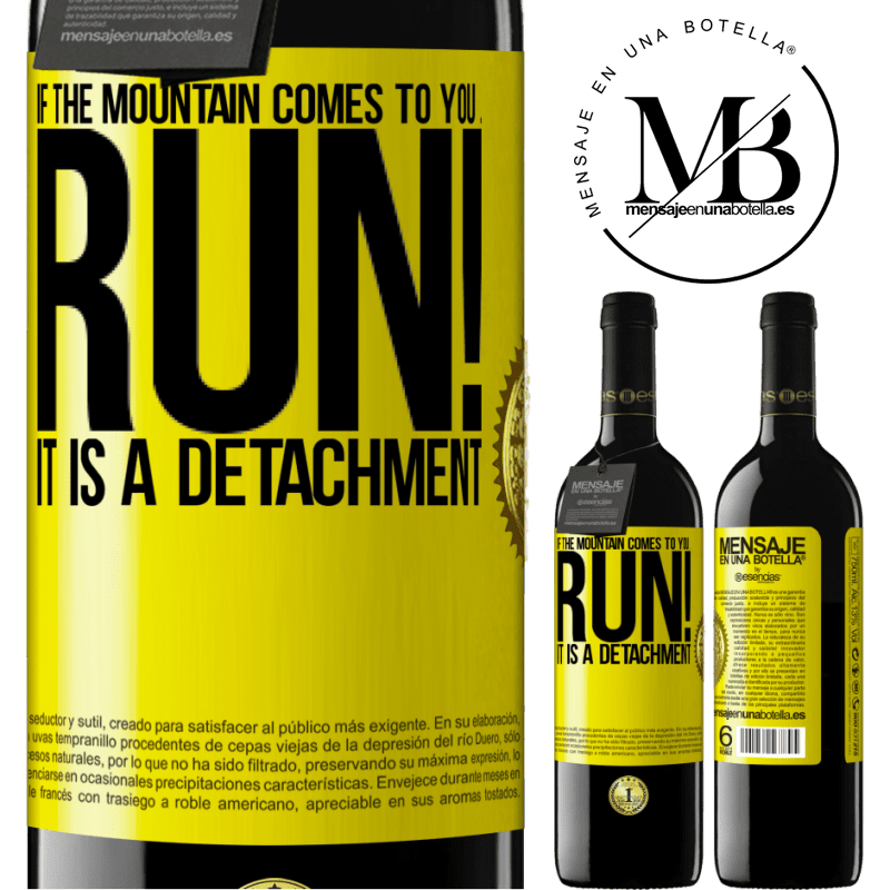 24,95 € Free Shipping | Red Wine RED Edition Crianza 6 Months If the mountain comes to you ... Run! It is a detachment Yellow Label. Customizable label Aging in oak barrels 6 Months Harvest 2019 Tempranillo