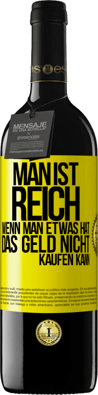«Man ist reich, wenn man etwas hat, das Geld nicht kaufen kann» RED Ausgabe MBE Reserve