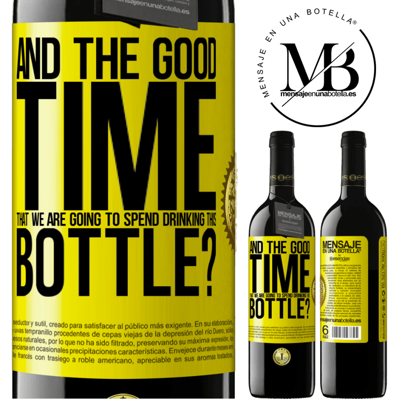 24,95 € Free Shipping | Red Wine RED Edition Crianza 6 Months and the good time that we are going to spend drinking this bottle? Yellow Label. Customizable label Aging in oak barrels 6 Months Harvest 2019 Tempranillo