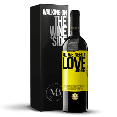 «All we need is love and wine» RED Ausgabe MBE Reserve