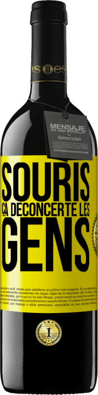 39,95 € Envoi gratuit | Vin rouge Édition RED MBE Réserve Souris, ça déconcerte les gens Étiquette Jaune. Étiquette personnalisable Réserve 12 Mois Récolte 2016 Tempranillo