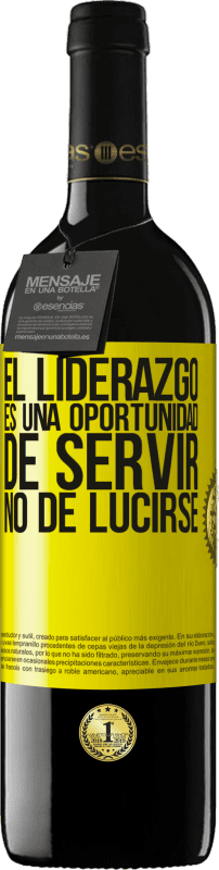 «El liderazgo es una oportunidad de servir, no de lucirse» Edición RED MBE Reserva
