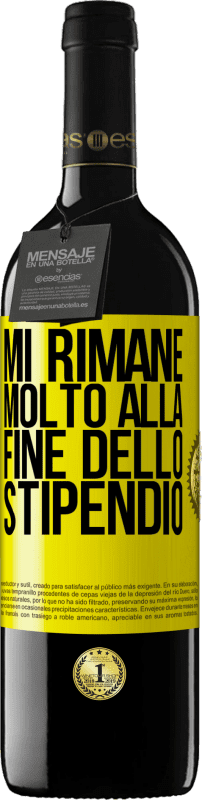 39,95 € Spedizione Gratuita | Vino rosso Edizione RED MBE Riserva Mi rimane molto alla fine dello stipendio Etichetta Gialla. Etichetta personalizzabile Riserva 12 Mesi Raccogliere 2016 Tempranillo