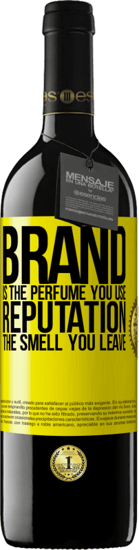«ブランドは使用する香水です。評判、あなたが残す匂い» REDエディション MBE 予約する