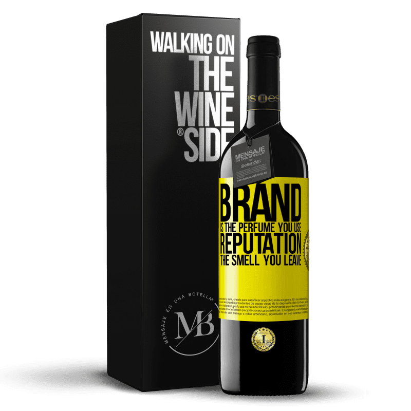 39,95 € Free Shipping | Red Wine RED Edition MBE Reserve Brand is the perfume you use. Reputation, the smell you leave Yellow Label. Customizable label Reserve 12 Months Harvest 2016 Tempranillo