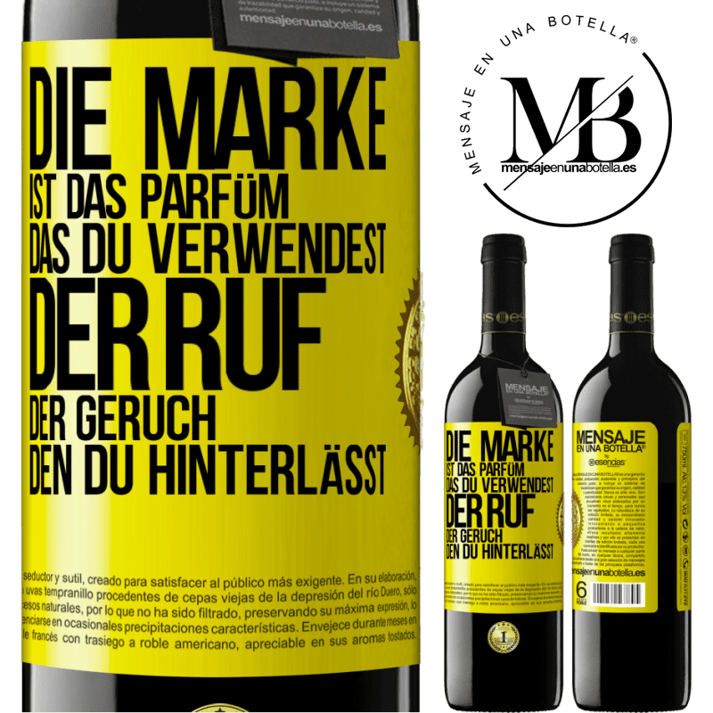 39,95 € Kostenloser Versand | Rotwein RED Ausgabe MBE Reserve Die Marke ist das Parfüm, das du verwendest. Der Ruf der Geruch, den du hinterlässt Gelbes Etikett. Anpassbares Etikett Reserve 12 Monate Ernte 2016 Tempranillo