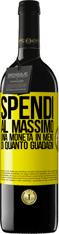 39,95 € | Vino rosso Edizione RED MBE Riserva Spendi al massimo una moneta in meno di quanto guadagni Etichetta Gialla. Etichetta personalizzabile Riserva 12 Mesi Raccogliere 2015 Tempranillo