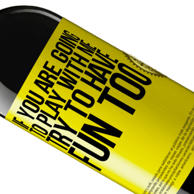 Unique & Personal Expressions. «If you are going to play with me, try to have fun too» RED Edition MBE Reserve