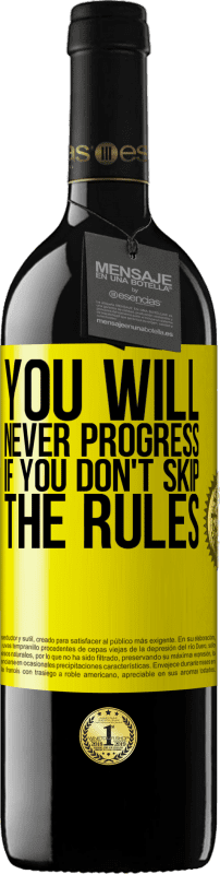 «You will never progress if you don't skip the rules» RED Edition MBE Reserve