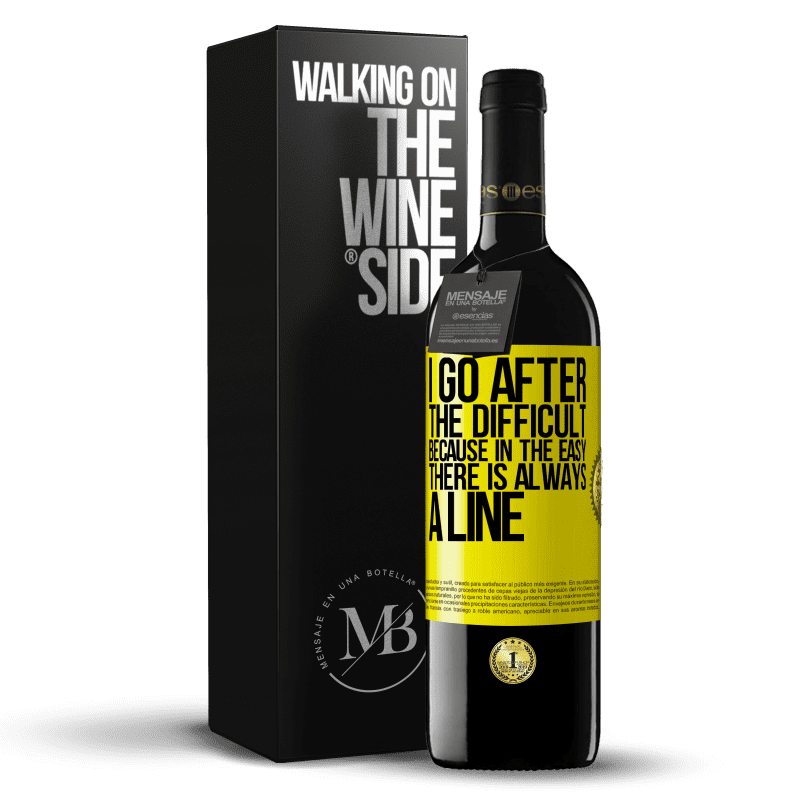 39,95 € Free Shipping | Red Wine RED Edition MBE Reserve I go after the difficult, because in the easy there is always a line Yellow Label. Customizable label Reserve 12 Months Harvest 2014 Tempranillo