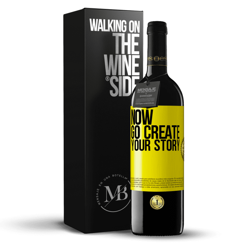 39,95 € Free Shipping | Red Wine RED Edition MBE Reserve Now, go create your story Yellow Label. Customizable label Reserve 12 Months Harvest 2014 Tempranillo
