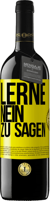 39,95 € | Rotwein RED Ausgabe MBE Reserve Lerne, nein zu sagen Gelbes Etikett. Anpassbares Etikett Reserve 12 Monate Ernte 2015 Tempranillo