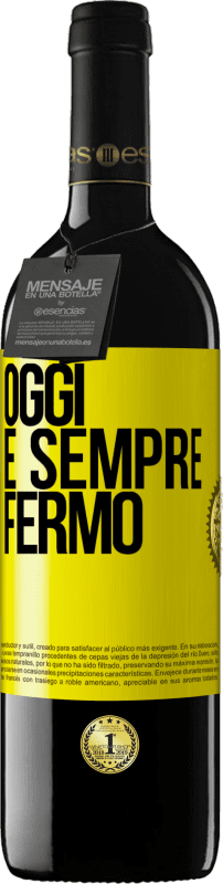 39,95 € Spedizione Gratuita | Vino rosso Edizione RED MBE Riserva Oggi è sempre fermo Etichetta Gialla. Etichetta personalizzabile Riserva 12 Mesi Raccogliere 2016 Tempranillo