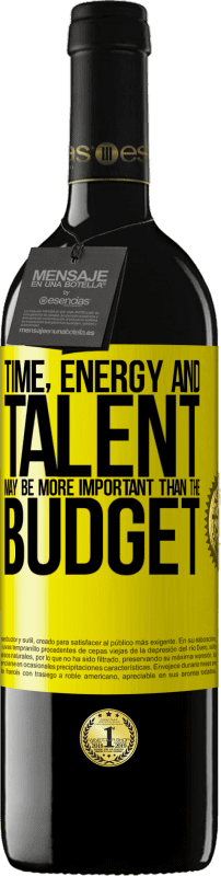 «Time, energy and talent may be more important than the budget» RED Edition MBE Reserve