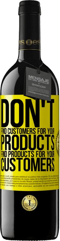 «製品の顧客を見つけるのではなく、顧客の製品を見つける» REDエディション MBE 予約する