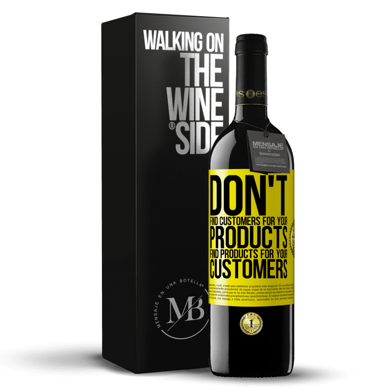 39,95 € Free Shipping | Red Wine RED Edition MBE Reserve Don't find customers for your products, find products for your customers Yellow Label. Customizable label Reserve 12 Months Harvest 2014 Tempranillo