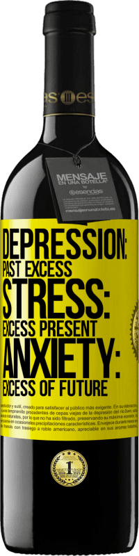 «Депрессия: прошлый избыток. Стресс: избыток настоящего. Тревога: избыток будущего» Издание RED MBE Бронировать