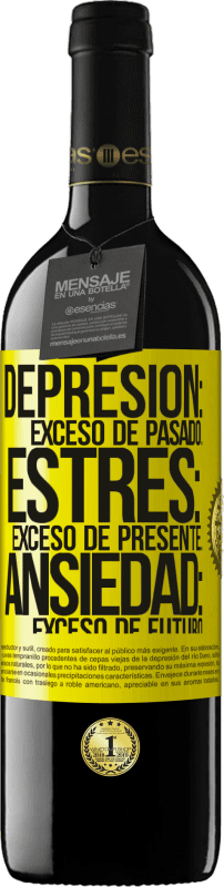 «Depresión: exceso de pasado. Estrés: exceso de presente. Ansiedad: exceso de futuro» Edición RED MBE Reserva