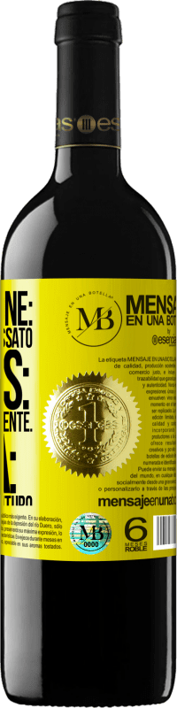 «Depressione: eccesso in eccesso. Stress: eccesso di presente. Ansia: eccesso di futuro» Edizione RED MBE Riserva