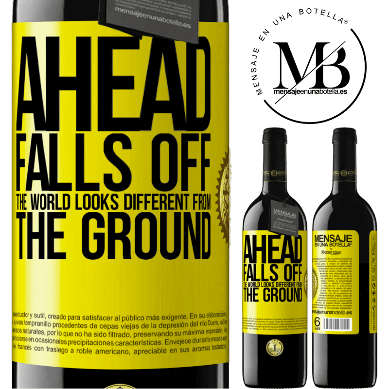 24,95 € Free Shipping | Red Wine RED Edition Crianza 6 Months Ahead. Falls off. The world looks different from the ground Yellow Label. Customizable label Aging in oak barrels 6 Months Harvest 2019 Tempranillo