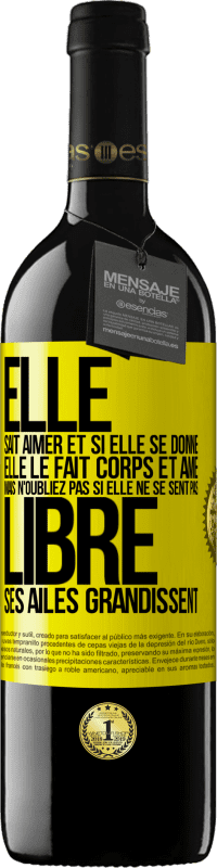 39,95 € | Vin rouge Édition RED MBE Réserve Elle sait aimer et si elle se donne, elle le fait corps et âme. Mais n'oubliez pas si elle ne se sent pas libre, ses ailes grand Étiquette Jaune. Étiquette personnalisable Réserve 12 Mois Récolte 2015 Tempranillo