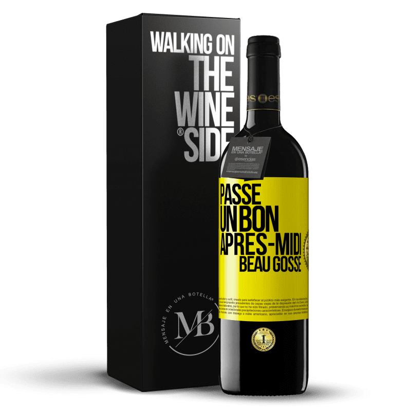 39,95 € Envoi gratuit | Vin rouge Édition RED MBE Réserve Passe un bon après-midi, beau gosse Étiquette Jaune. Étiquette personnalisable Réserve 12 Mois Récolte 2015 Tempranillo