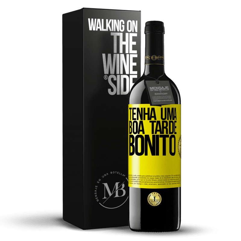 39,95 € Envio grátis | Vinho tinto Edição RED MBE Reserva Tenha uma boa tarde, bonito Etiqueta Amarela. Etiqueta personalizável Reserva 12 Meses Colheita 2016 Tempranillo