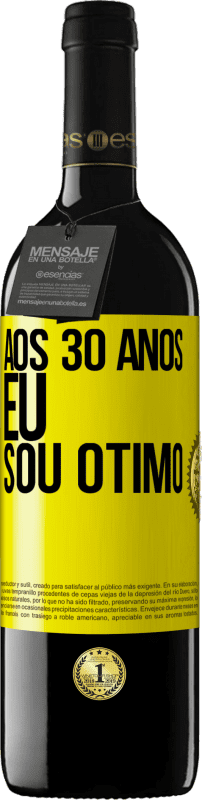 39,95 € | Vinho tinto Edição RED MBE Reserva Aos 30 anos, eu sou ótimo Etiqueta Amarela. Etiqueta personalizável Reserva 12 Meses Colheita 2015 Tempranillo