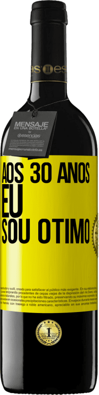 39,95 € | Vinho tinto Edição RED MBE Reserva Aos 30 anos, eu sou ótimo Etiqueta Amarela. Etiqueta personalizável Reserva 12 Meses Colheita 2016 Tempranillo