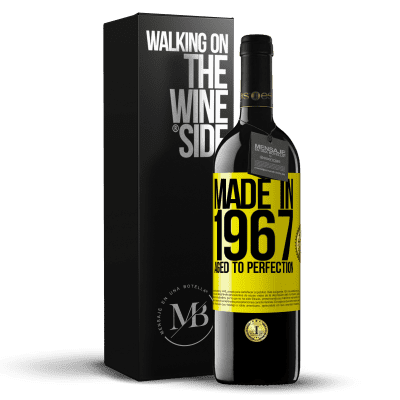 «Made in 1967. Aged to perfection» RED Edition MBE Reserve