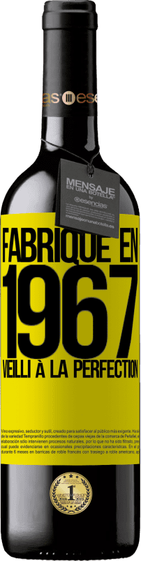 39,95 € | Vin rouge Édition RED MBE Réserve Fabriqué en 1967. Vieilli à la perfection Étiquette Jaune. Étiquette personnalisable Réserve 12 Mois Récolte 2016 Tempranillo