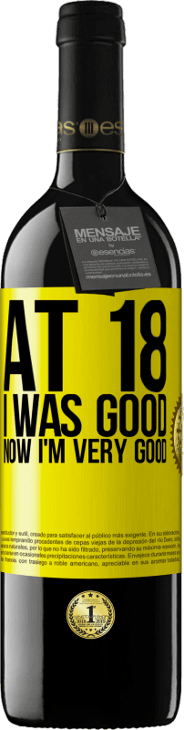 送料無料 | 赤ワイン REDエディション MBE 予約する 18歳で彼は良かった。今はとても元気です 黄色のラベル. カスタマイズ可能なラベル 予約する 12 月 収穫 2016 Tempranillo
