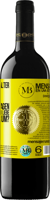 «Ich bin in einem Alter in dem ich automatisch frage, wenn sie mir sagen ich libe dich, wofür?» RED Ausgabe MBE Reserve