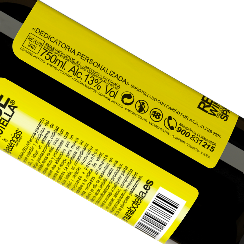 Total traceability. «The worst thing about getting older is that when you think you know everything, you start to forget» RED Edition MBE Reserve